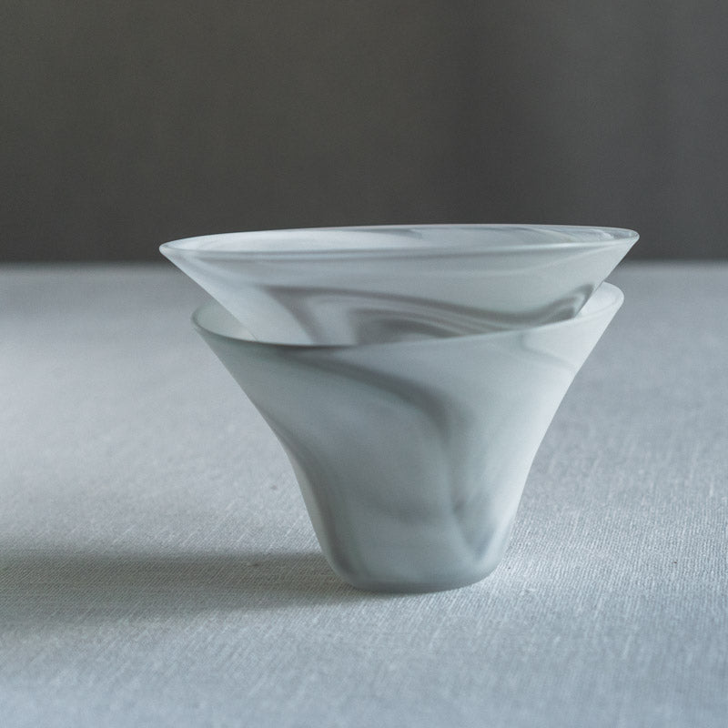 饗庭三七子 matte bowl white D