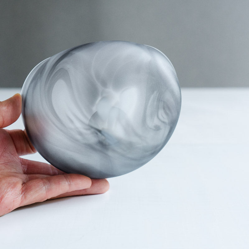 饗庭三七子 matte bowl M Gray No.2