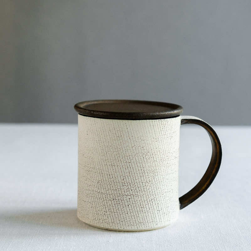 Yuki Abe Mug Lid Plate Bronze