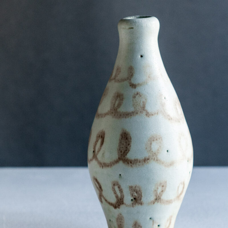 降幡未来 flower vase M アイボリー