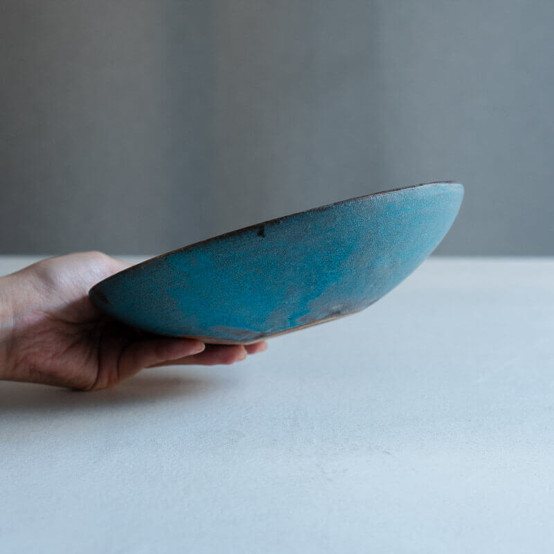 Haga Minoru Hakuhaku Rim Plate 25cm