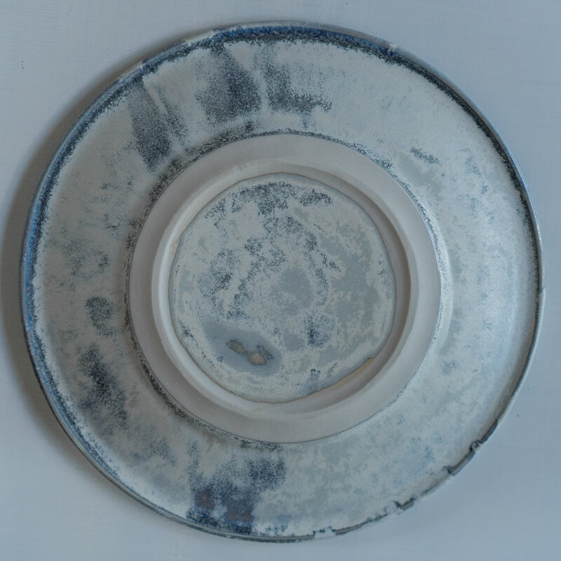 Daisuke Murai Fluffy Plate, 8 sun, Titanium Glaze