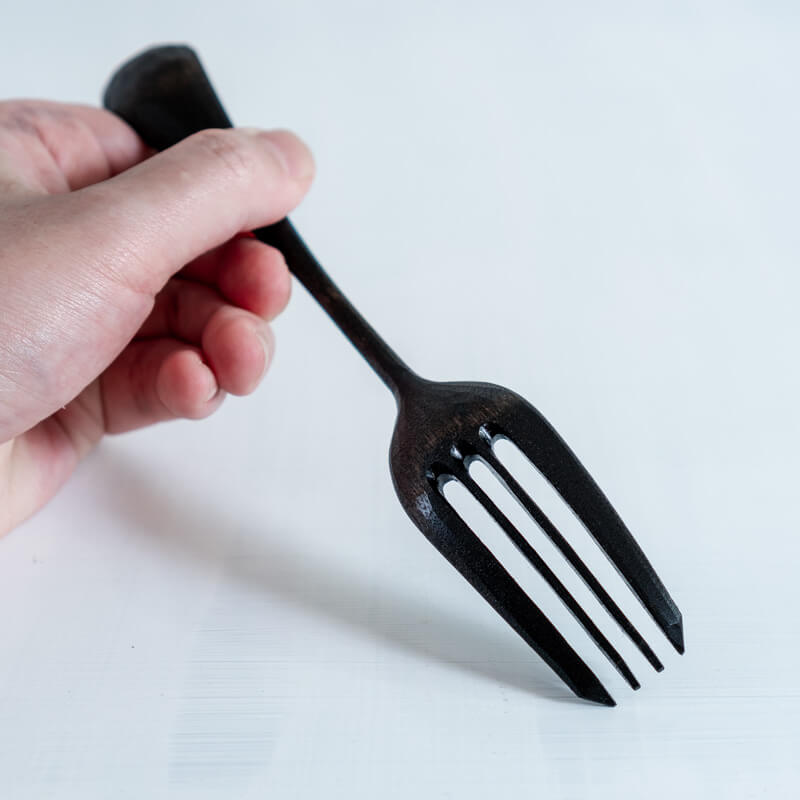 Taku Mashima, Fork, Black Urushi