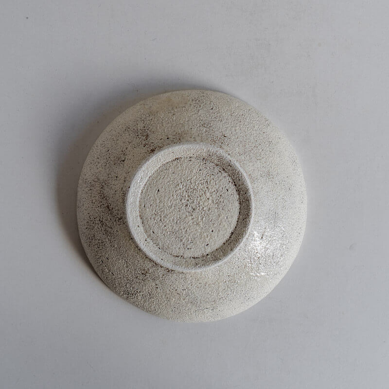 Mutsumi Ohashi Ash-glazed Shallow Round Bowl