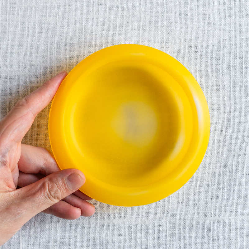 饗庭三七子 plate yellow B