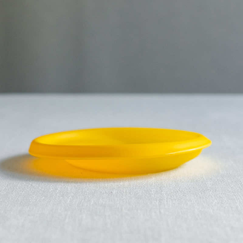 饗庭三七子 plate yellow C