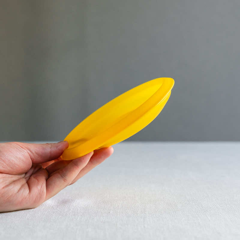 饗庭三七子 plate yellow C