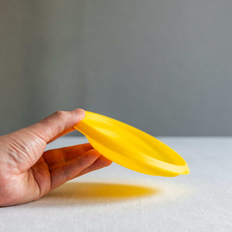 饗庭三七子 plate yellow C