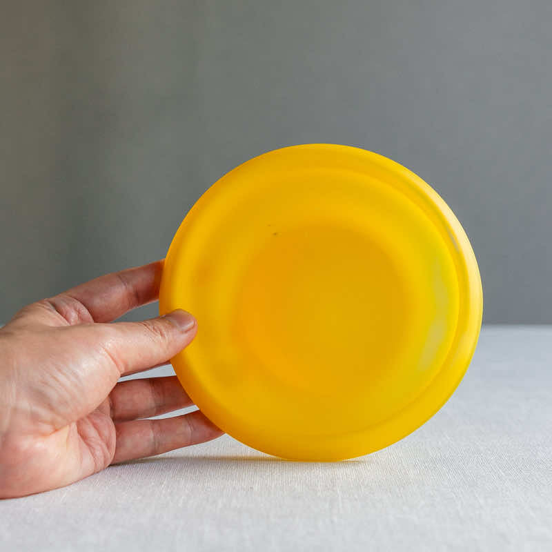 饗庭三七子 plate yellow C