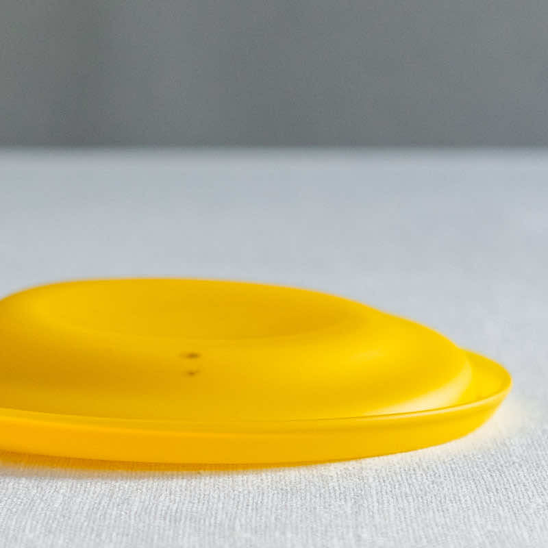 饗庭三七子 plate yellow C