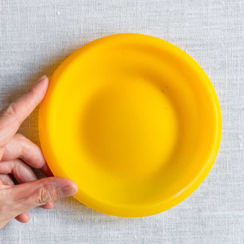 饗庭三七子 plate yellow C
