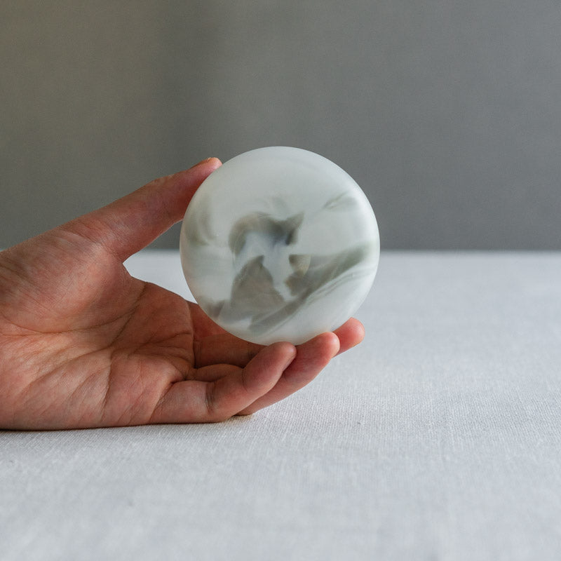 饗庭三七子 flower vase marble C