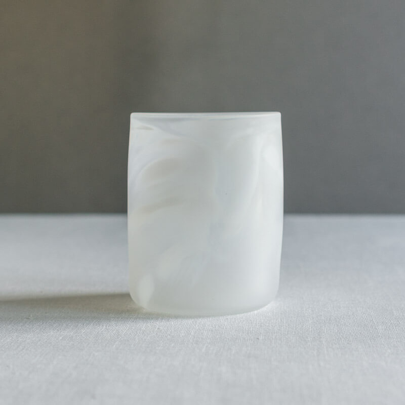 饗庭三七子 flower vase marble F