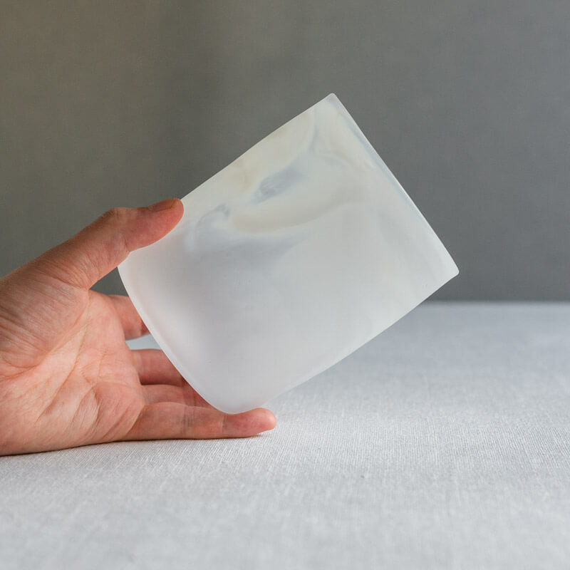 饗庭三七子 flower vase marble F