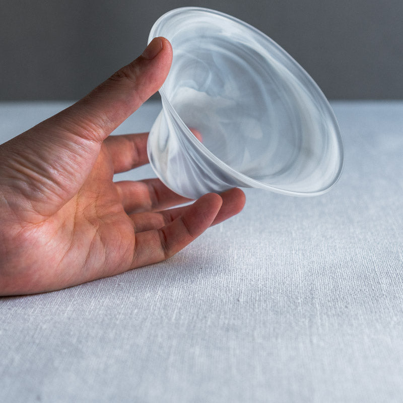 饗庭三七子 matte bowl white A