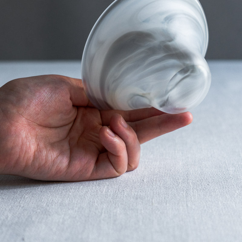 饗庭三七子 matte bowl white A