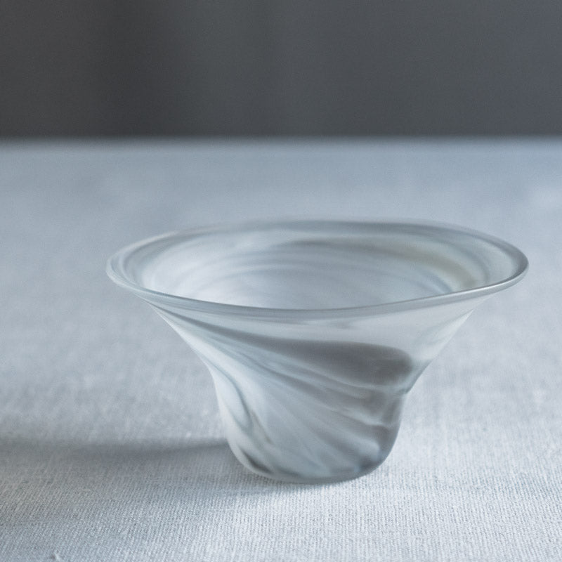 饗庭三七子 matte bowl white A