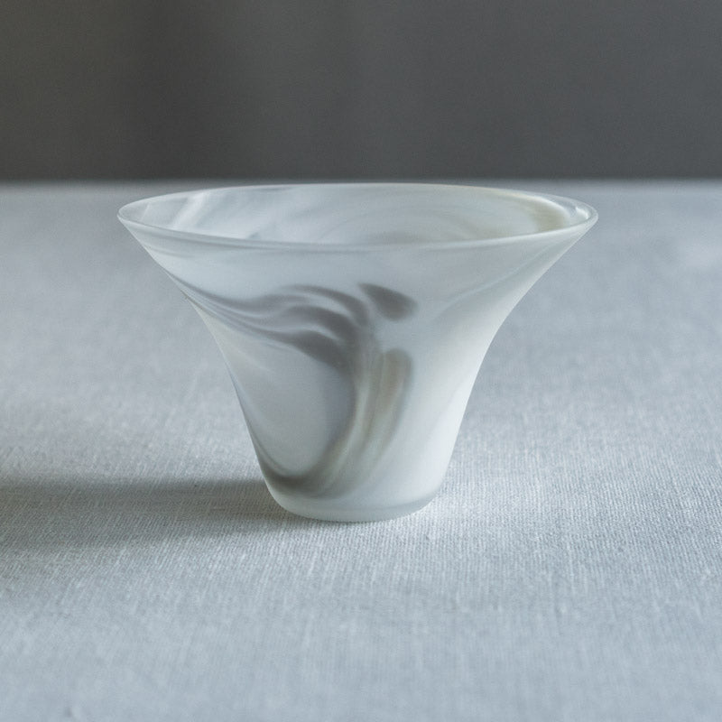 饗庭三七子 matte bowl white D