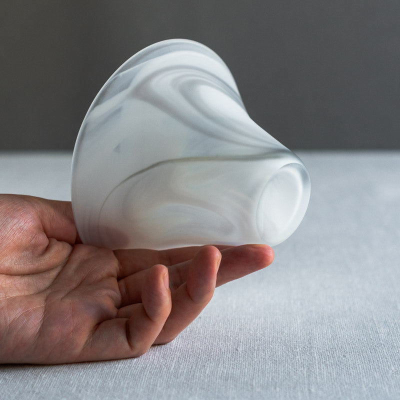 饗庭三七子 matte bowl white D