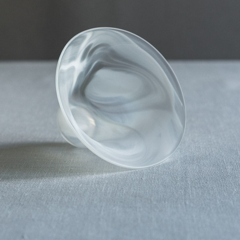 饗庭三七子 matte bowl white D