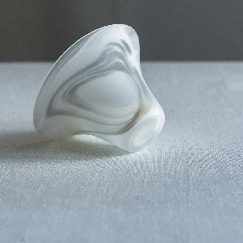 饗庭三七子 matte bowl white D
