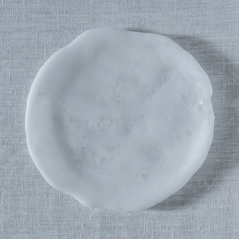 饗庭三七子 matte plate white C