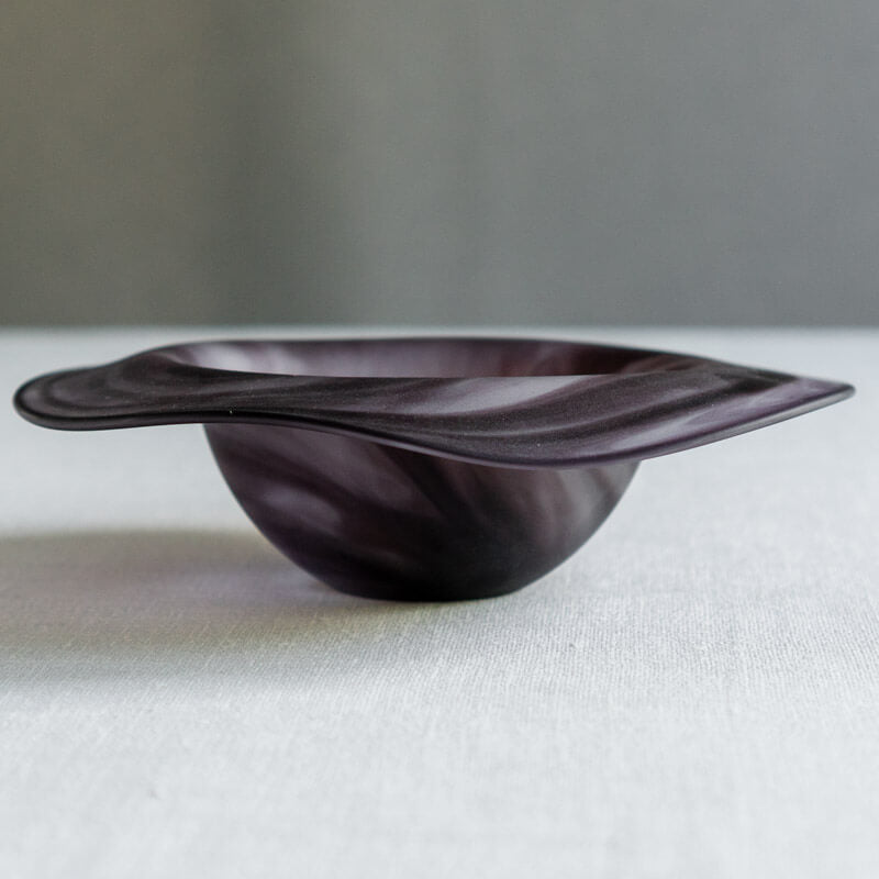 饗庭三七子 matte rim plate black