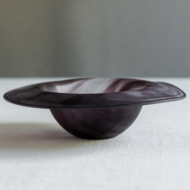 饗庭三七子 matte rim plate black