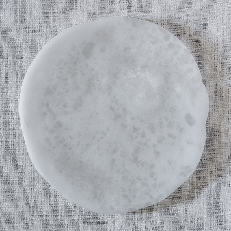 饗庭三七子 matte plate white