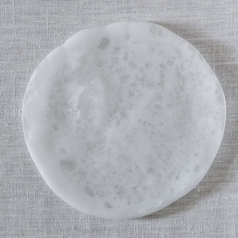 饗庭三七子 matte plate white