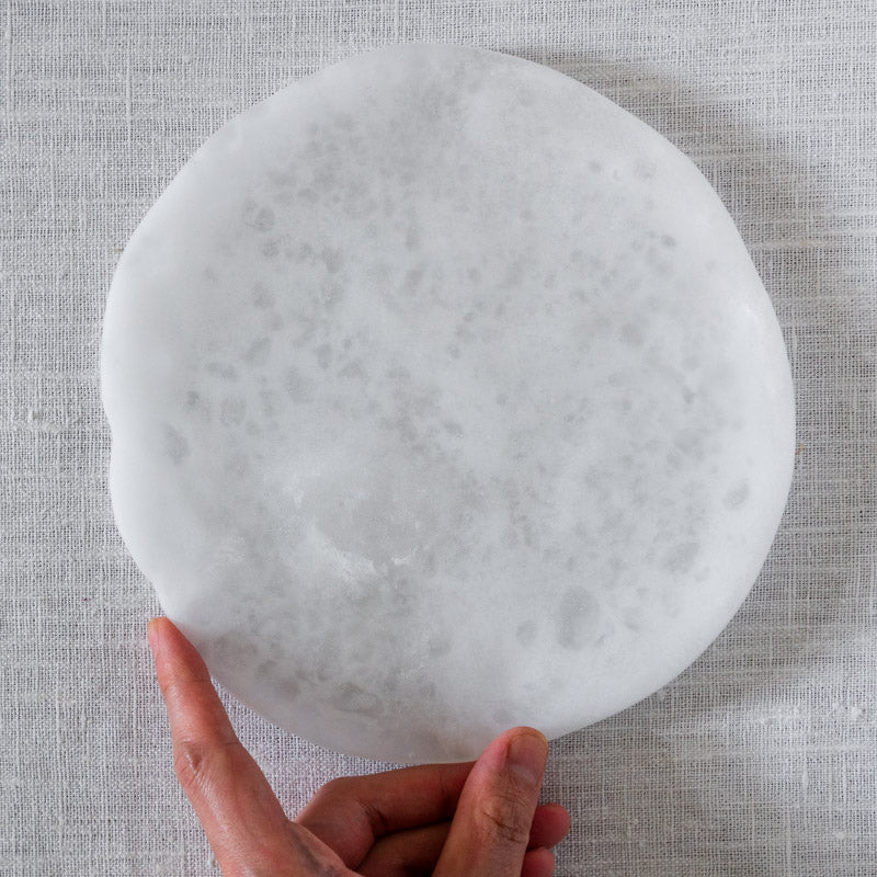 饗庭三七子 matte plate white