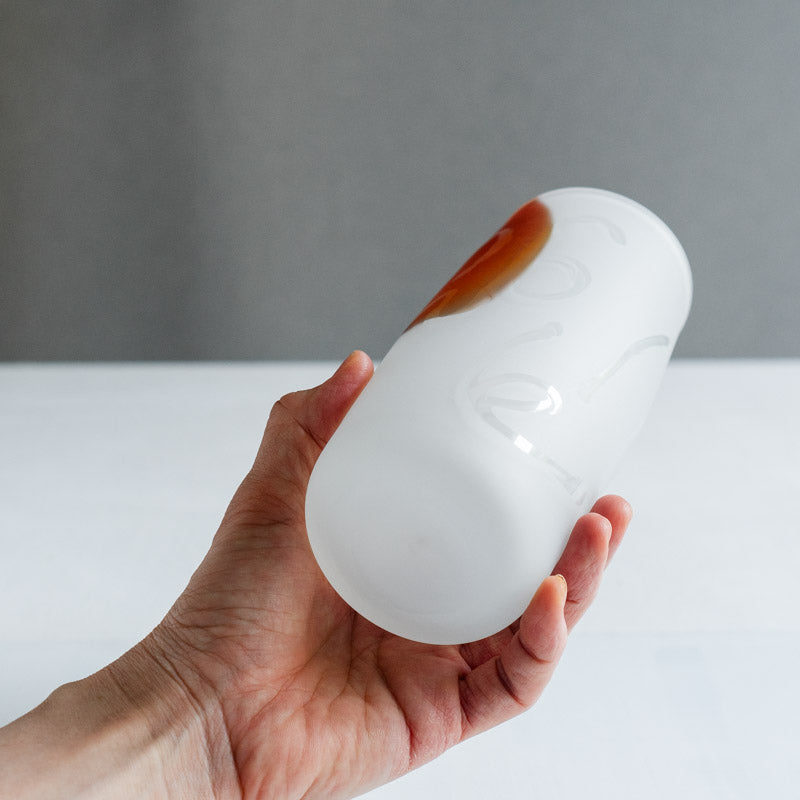 饗庭三七子 flower vase Orange No.1 （返却）