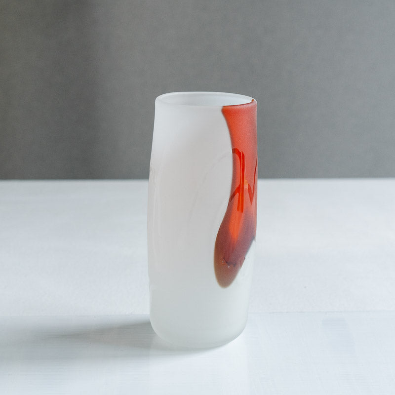 饗庭三七子 flower vase Orange No.1 （返却）