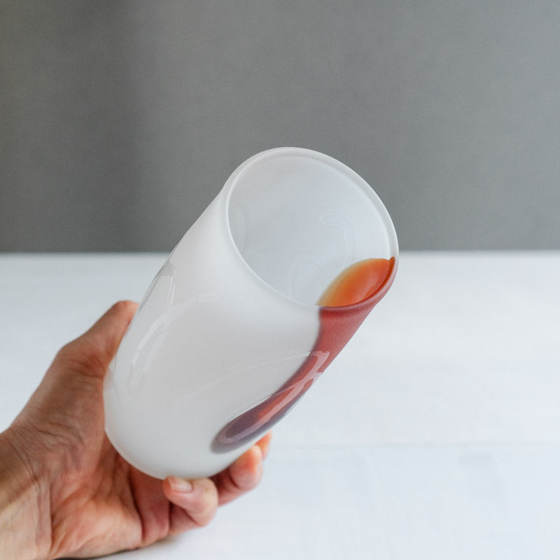 饗庭三七子 flower vase Orange No.1 （返却）