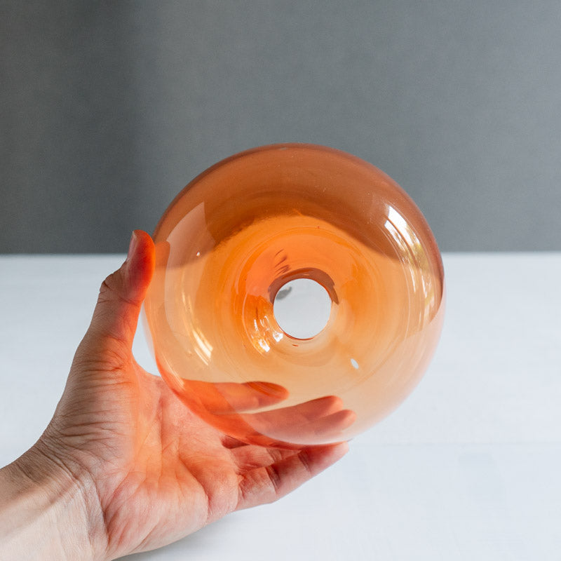 饗庭三七子 flower vase Orange No.2 （返却）