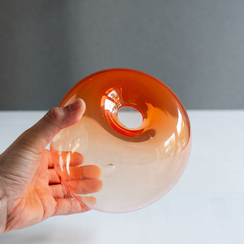 饗庭三七子 flower vase Orange No.2 （返却）