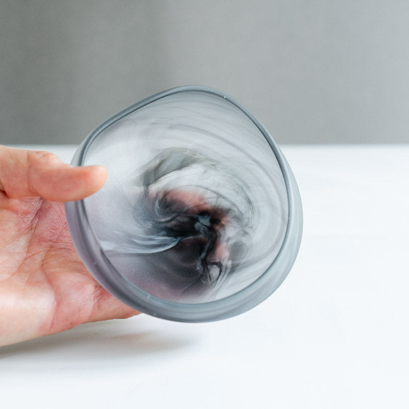 饗庭三七子 matte bowl M Gray No.1