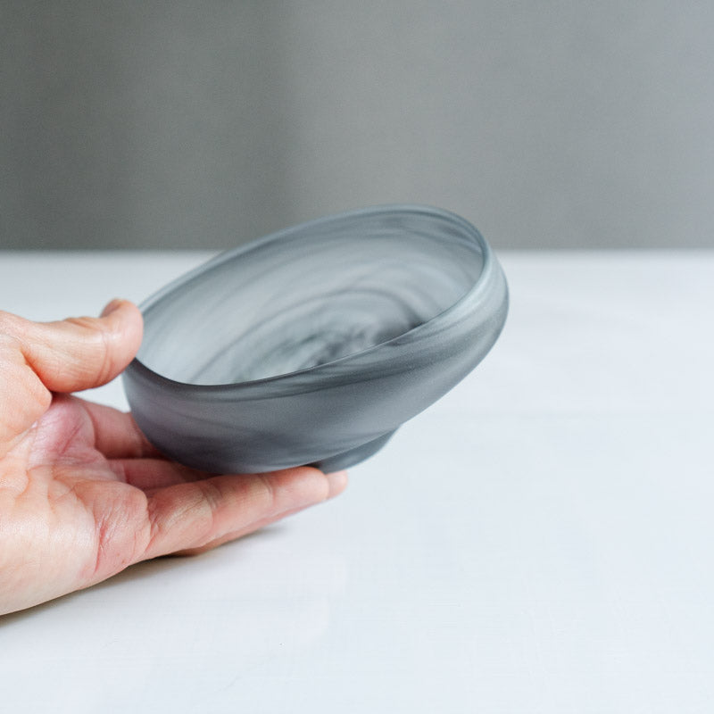 饗庭三七子 matte bowl M Gray No.1