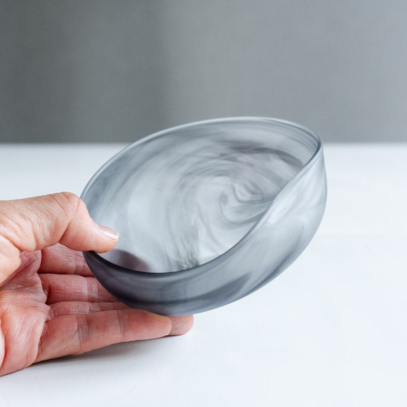 饗庭三七子 matte bowl M Gray No.2