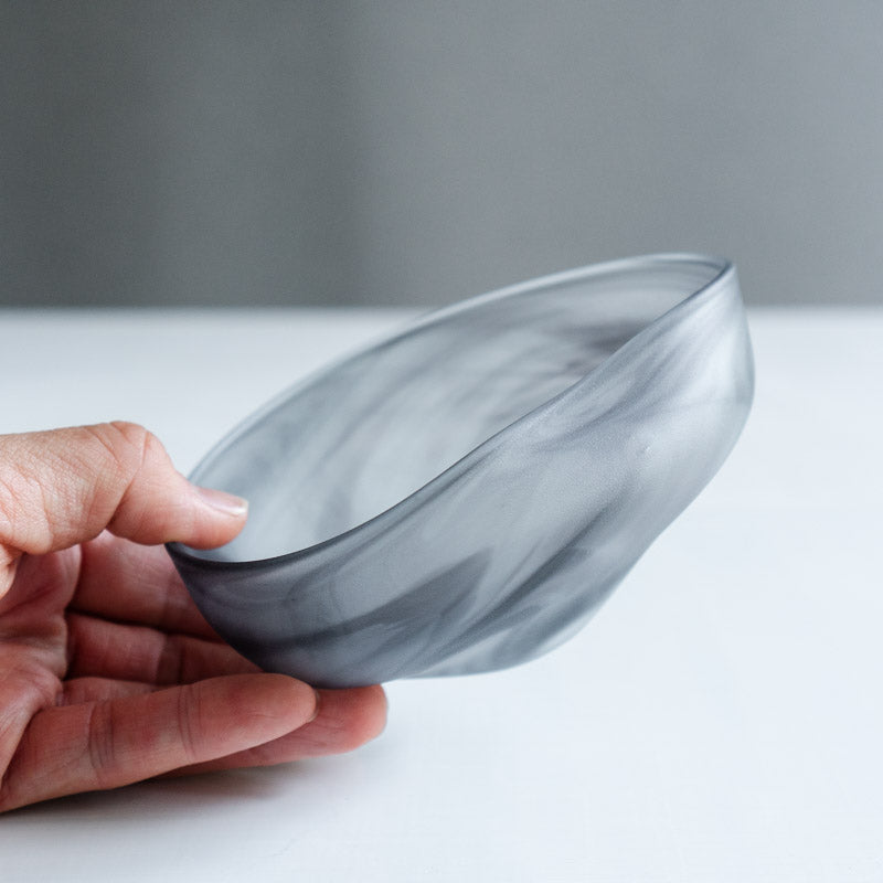 饗庭三七子 matte bowl M Gray No.2
