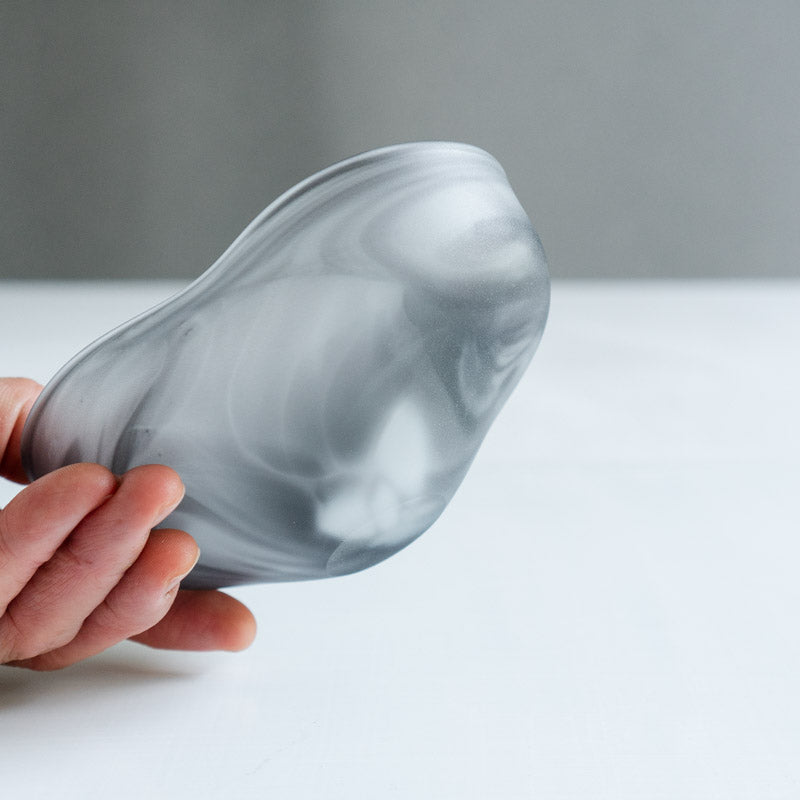 饗庭三七子 matte bowl M Gray No.2