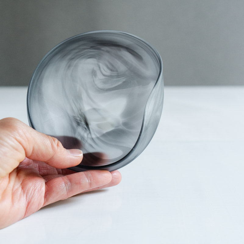 饗庭三七子 matte bowl M Gray No.2