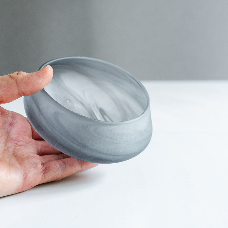 饗庭三七子 matte bowl M Gray No.3