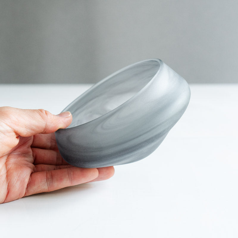 饗庭三七子 matte bowl M Gray No.3
