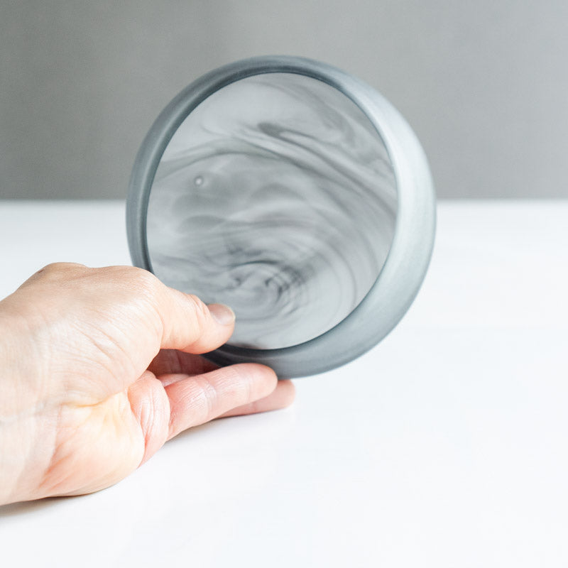 饗庭三七子 matte bowl M Gray No.3