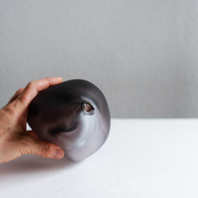 饗庭三七子 flower vase White B （返却）