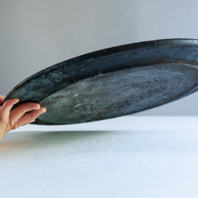 荒川蓮太郎 盆皿 35cm