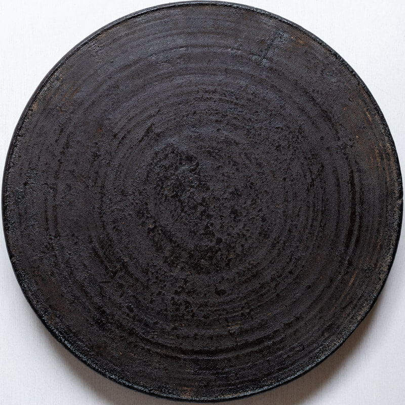 荒川蓮太郎 高台盆皿 45cm