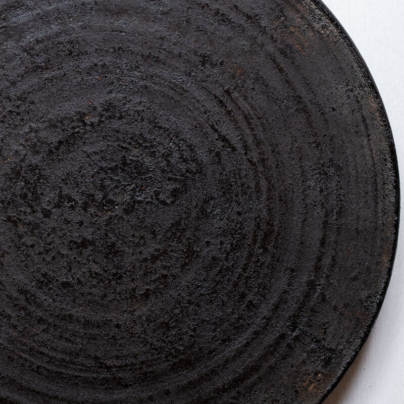 荒川蓮太郎 高台盆皿 45cm