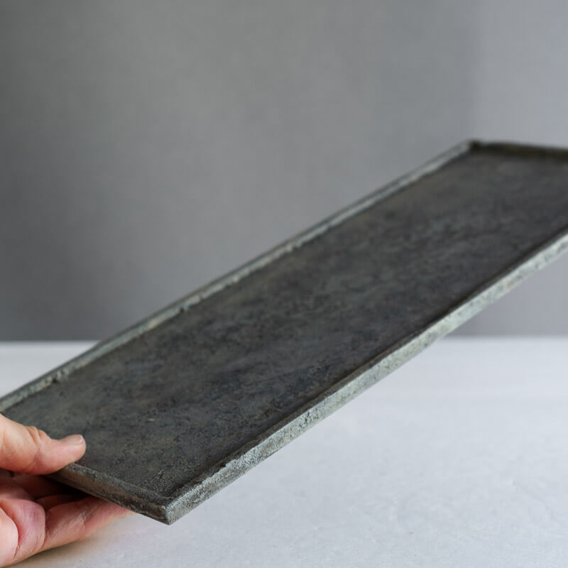 荒川蓮太郎 角皿 40cm × 15cm
